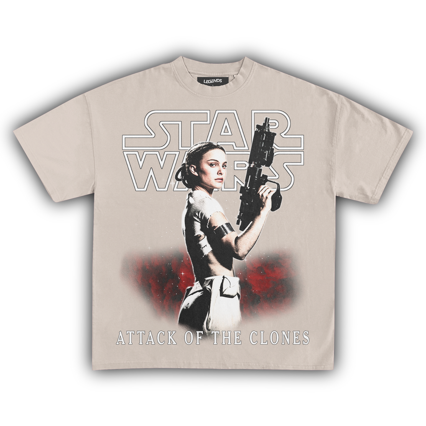 STAR WARS ATTACK OF THE CLONES 2002 VINTAGE TEE