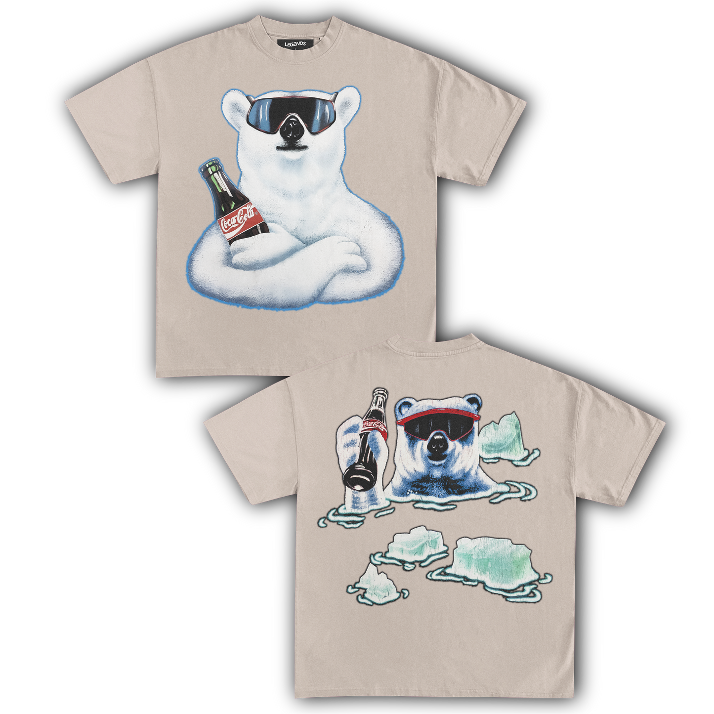 POLAR BEAR ICE COLD CHILLIN' TEE (Double Sided)