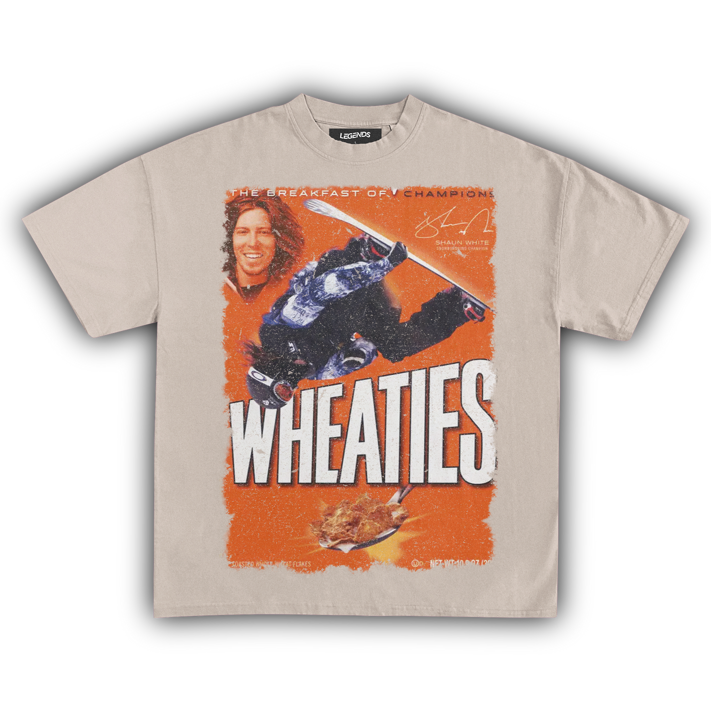 WHEATIES SHAUN WHITE 2010 VINTAGE TEE