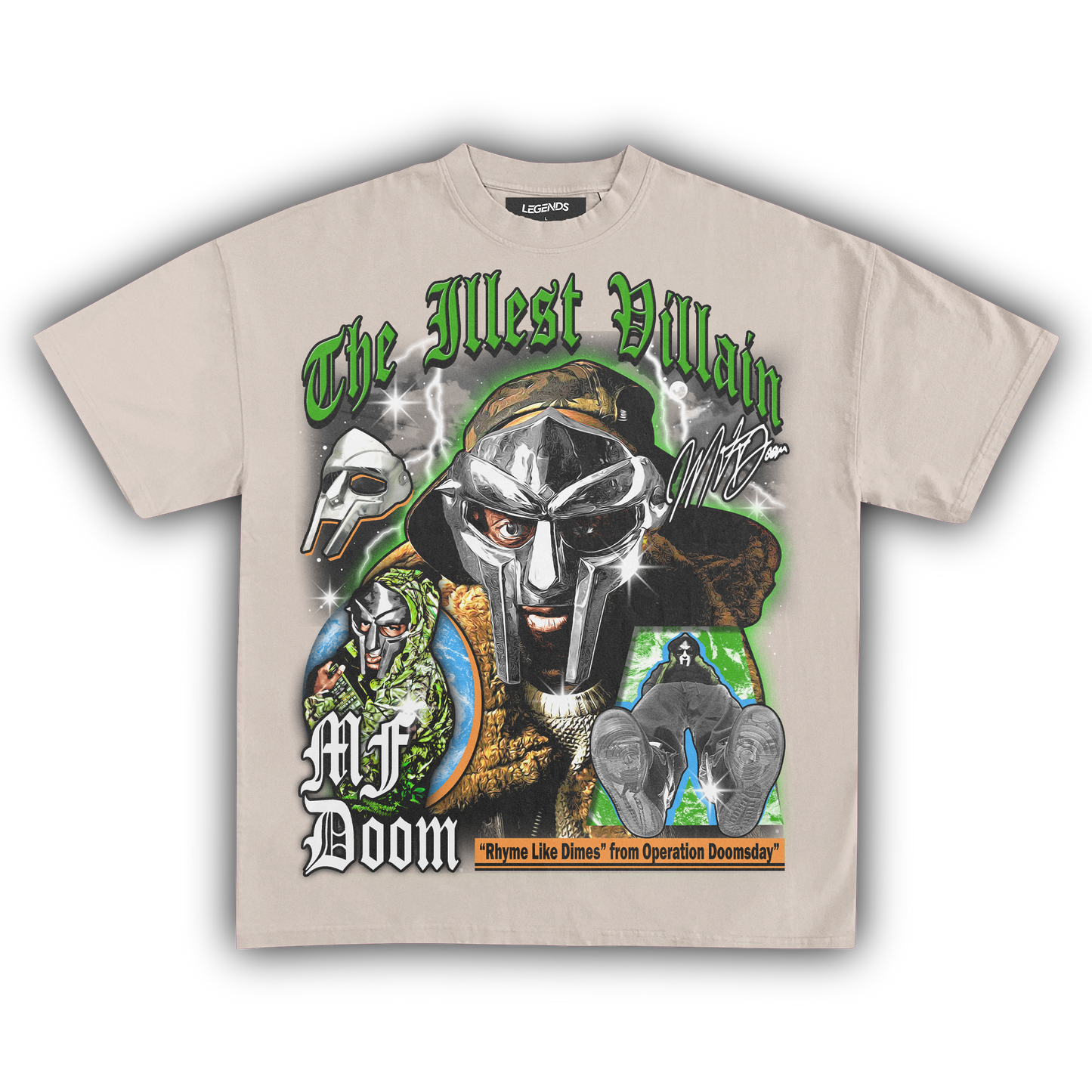 MF DOOM THE ILLEST VILLAIN TEE