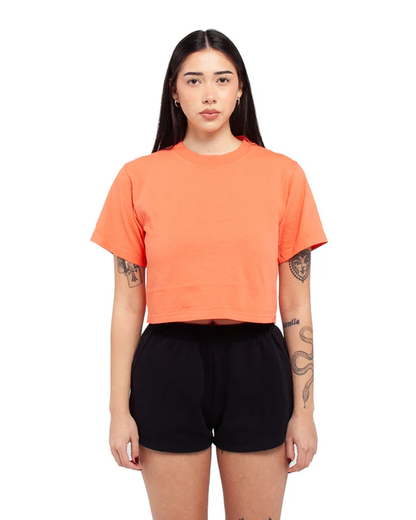 CROP TOP HEAVYWEIGHT TEE (Peach)