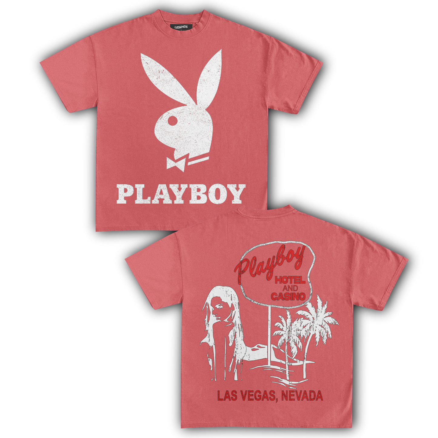 PLAYBOY BUNNY HOTEL & CASINO TEE (Version 1 / Double Sided)