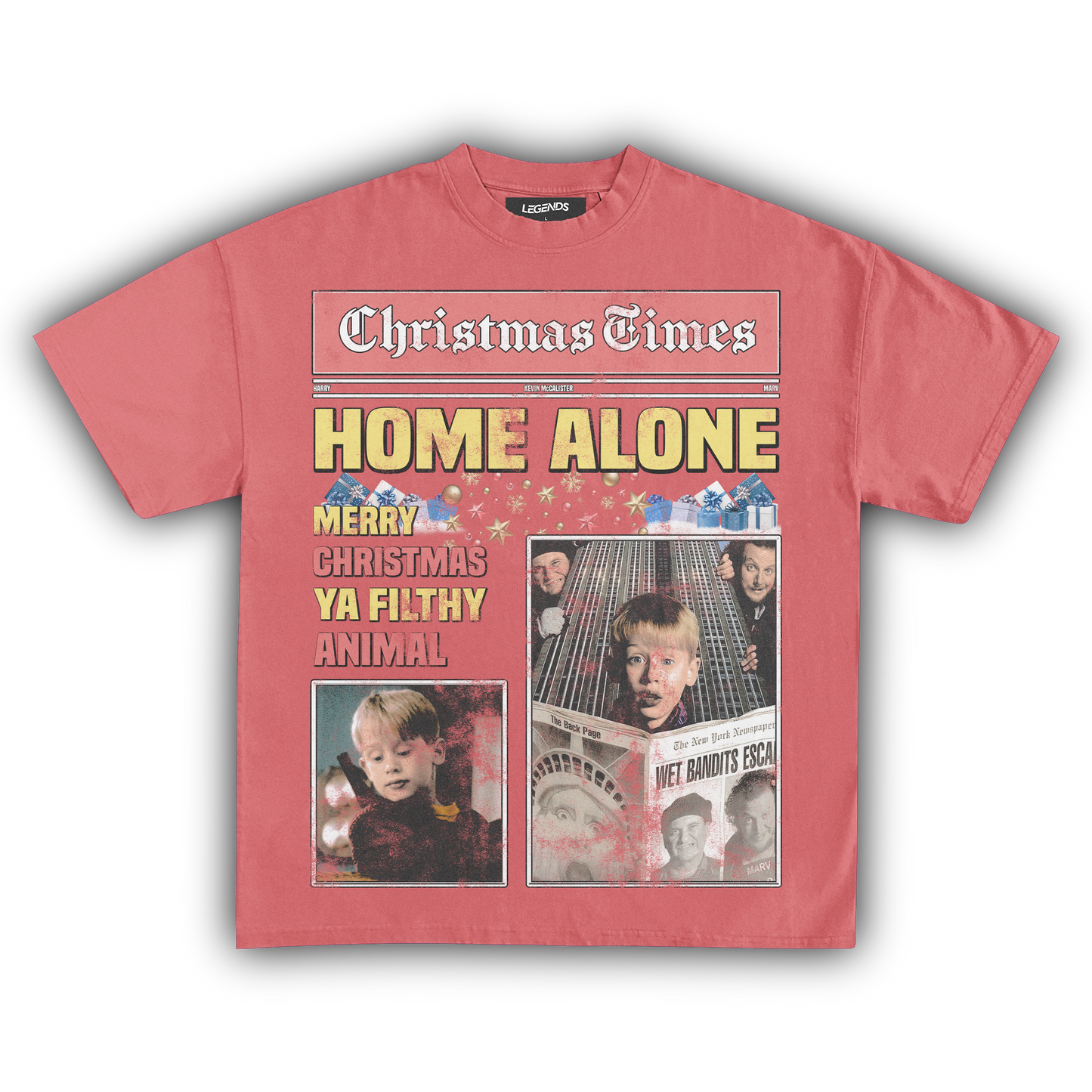 HOME ALONE BREAKING NEWS TEE