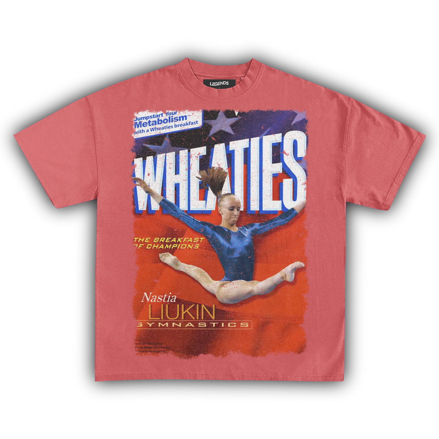 WHEATIES NASTIA LIUKIN 2008 VINTAGE TEE