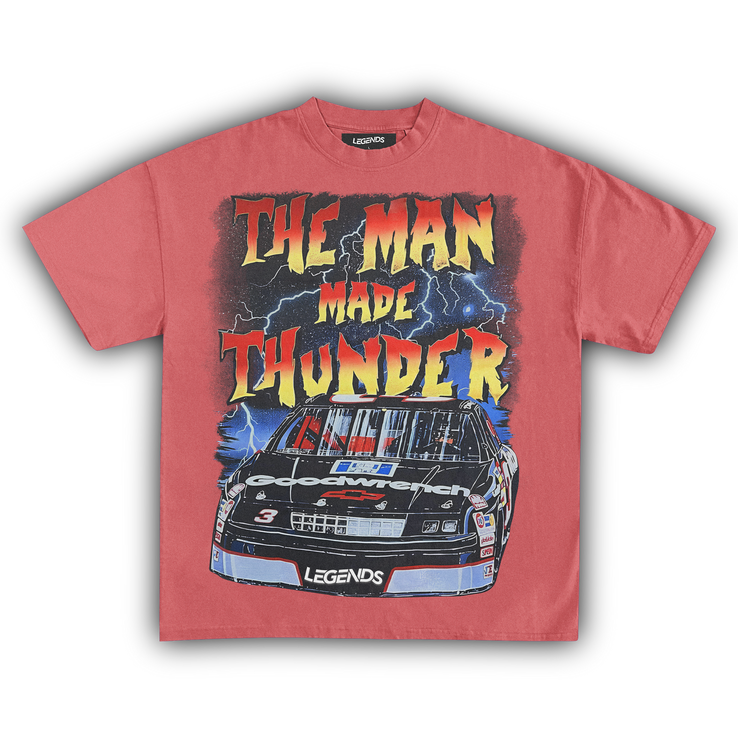 DALE EARNHARDT MAN MADE THUNDER TEE