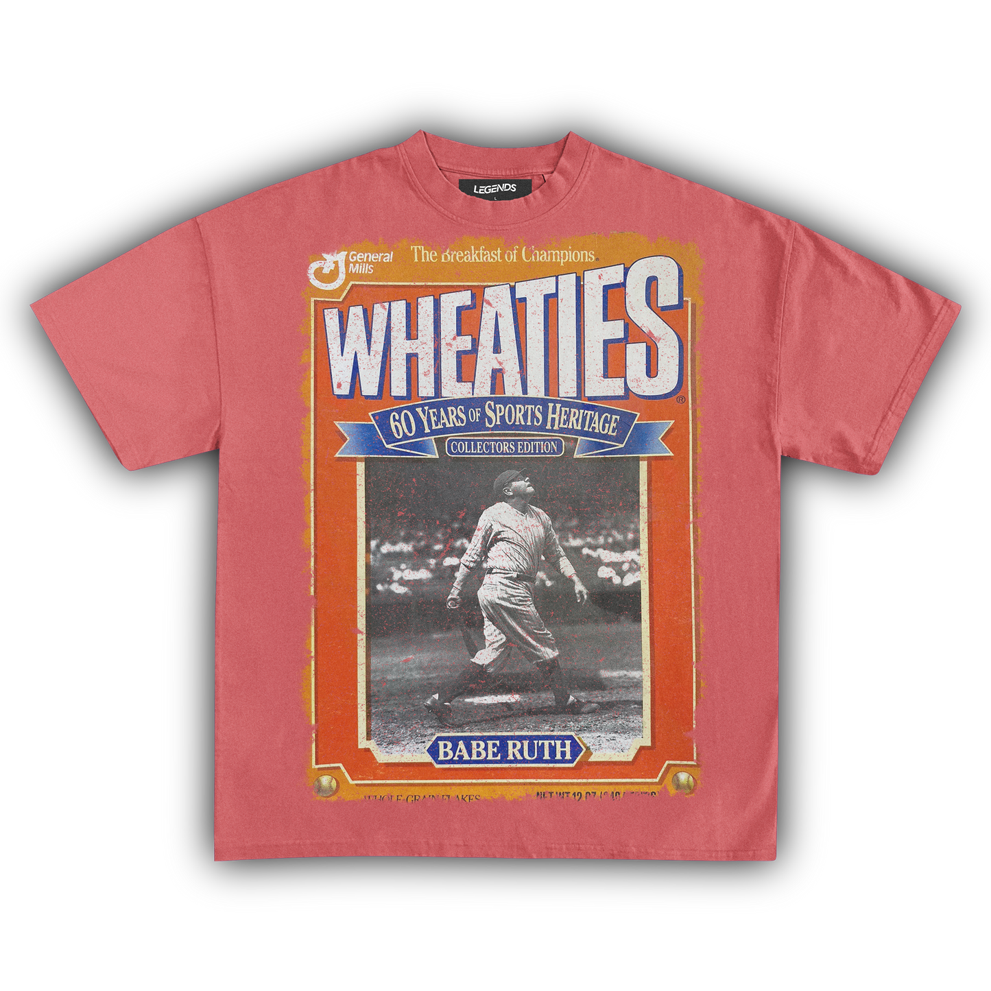 WHEATIES BABE RUTH 1992 VINTAGE TEE