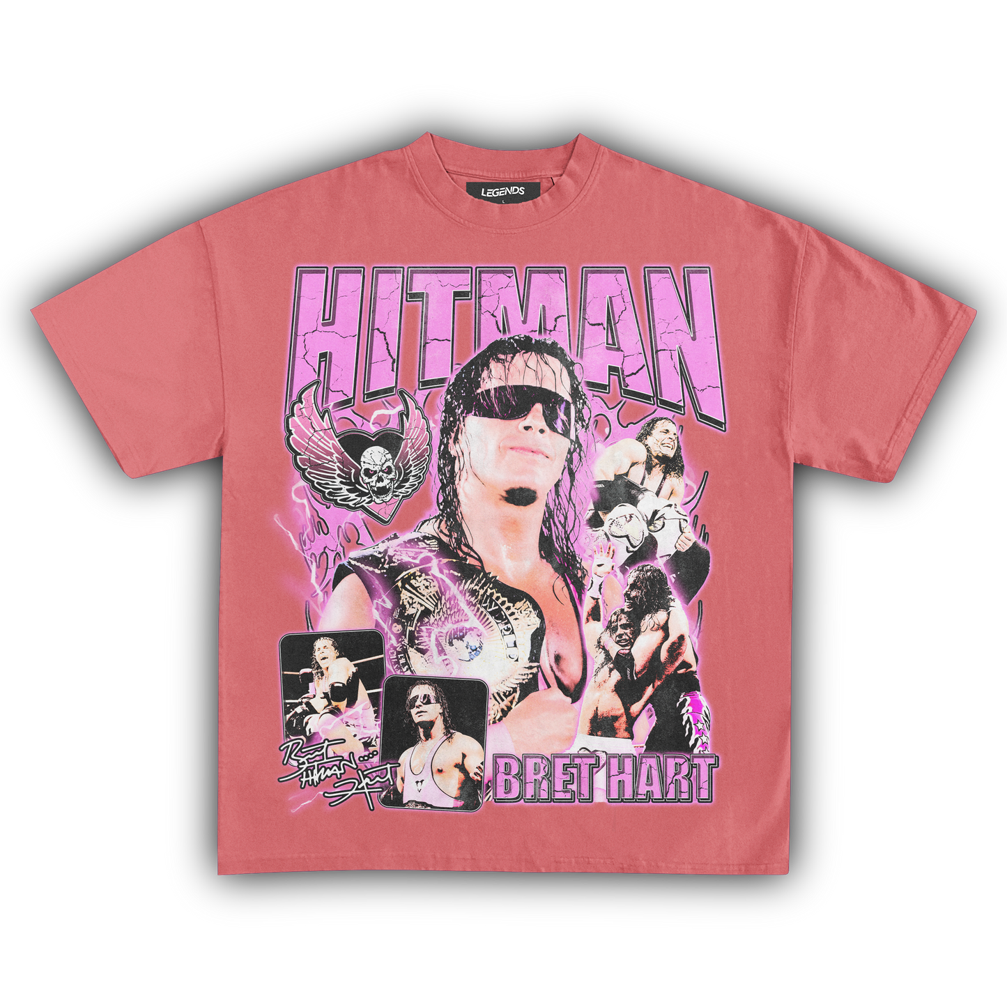 BRET HITMAN HART TEE