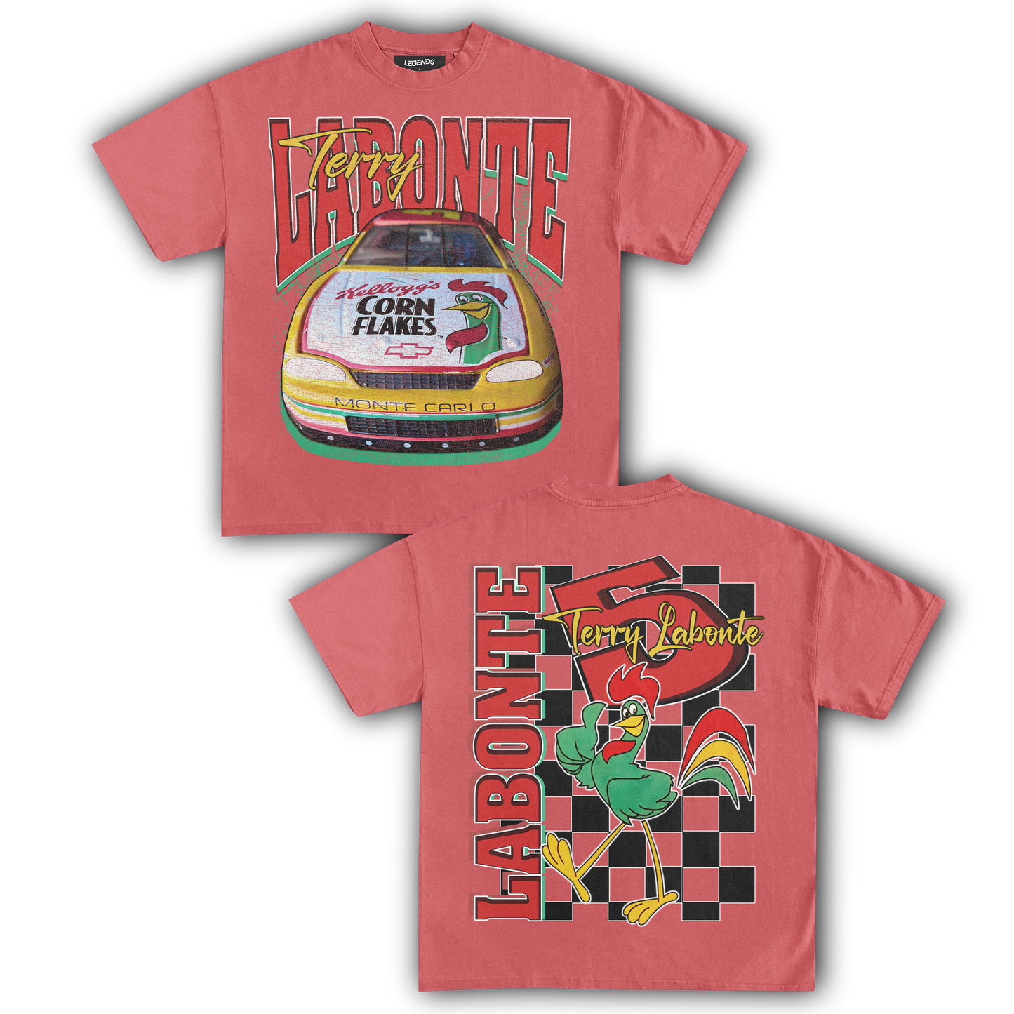 TERRY LABONTE CORN FLAKES RACING TEE (Double Sided)