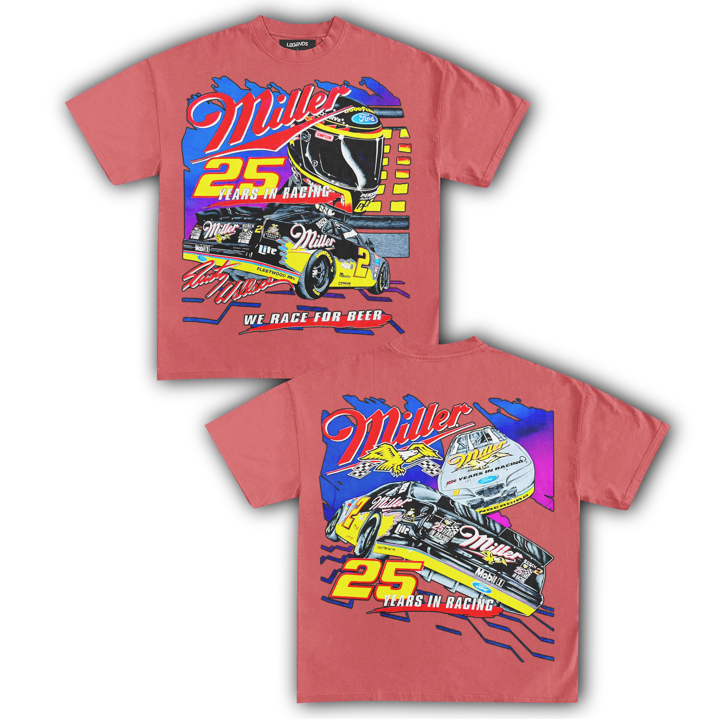 MILLER RACING 25TH ANNIVERSARY TEE (Double Sided)