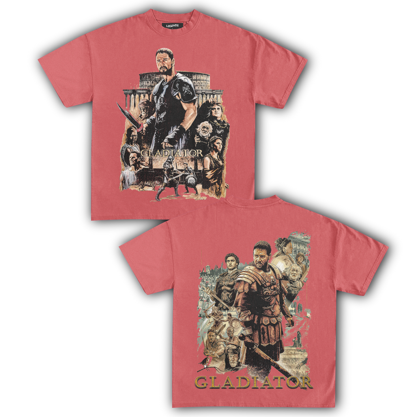 GLADIATOR VINTAGE TEE (Double Sided)