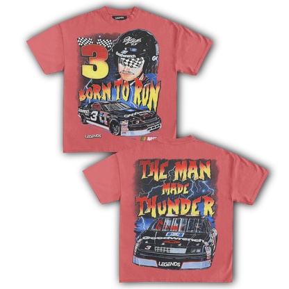 DALE EARNHARDT BORN TO RUN TEE (Double Sided)