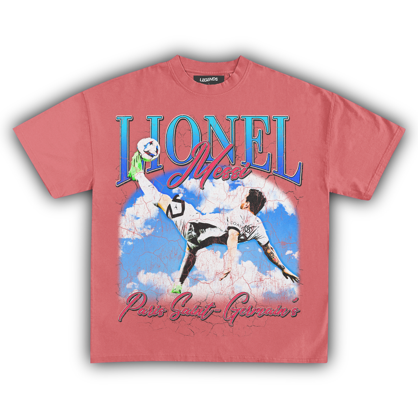 LIONEL MESSI PARIS SAINT-GERMAIN VINTAGE TEE