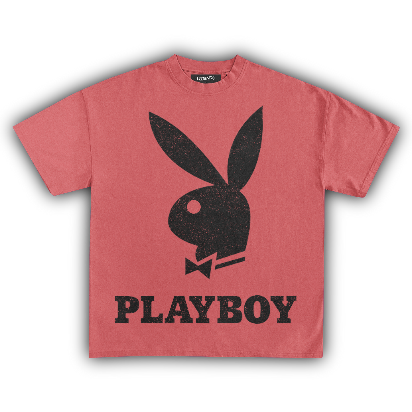 PLAYBOY BUNNY TEE (Black Print)