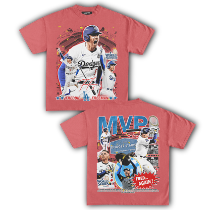 FREDDIE FREEMAN MVP WORLD SERIES CHAMPION TEE (Double Sided)