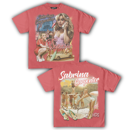 SABRINA CARPENTER ESPRESSO TEE (Double Sided)