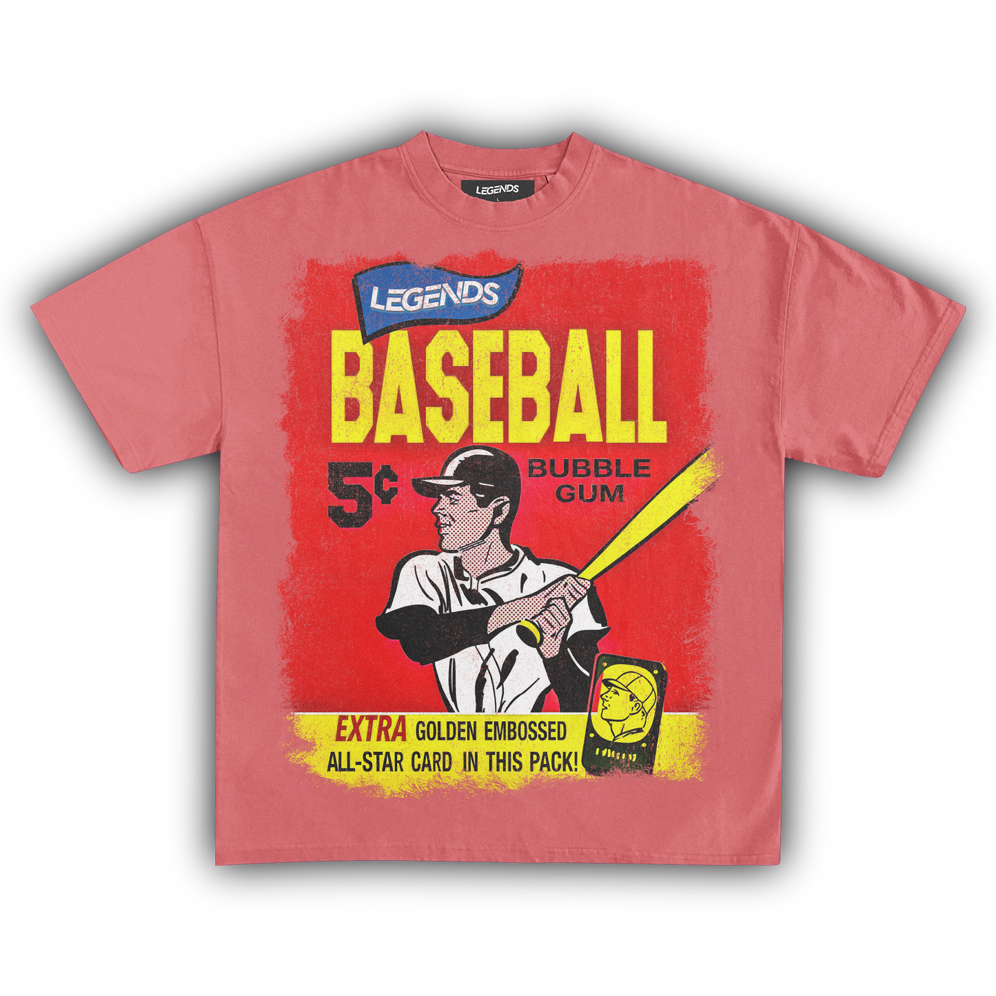 LEGENDS BASEBALL TRADING CARD TEE (Version 001)