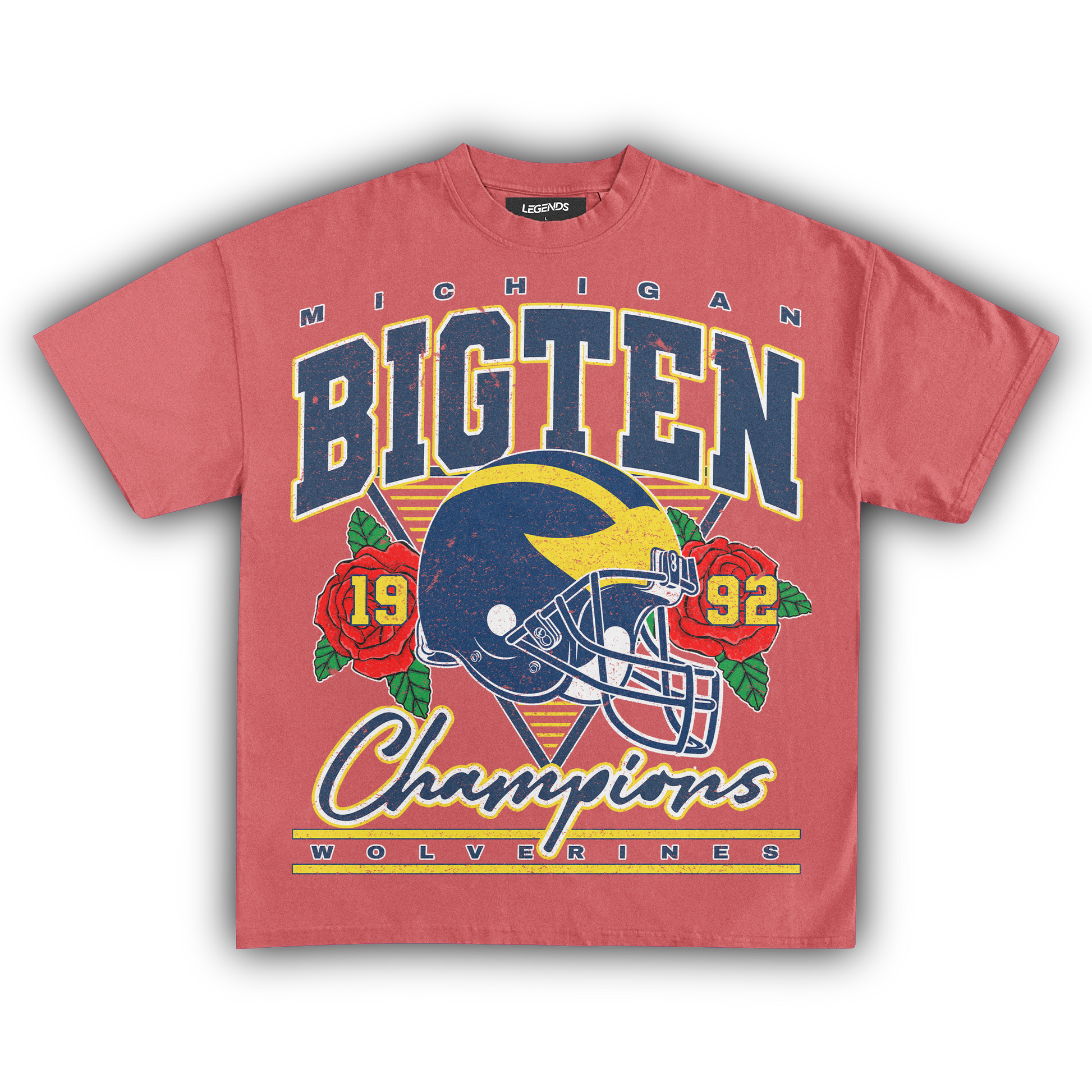 Michigan Wolverines Tee » 1992 Big Ten Champions » Heavyweight T Michigan Wolverines Tee » 1992 Big Ten Champions » Heavyweight T