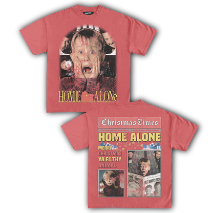 HOME ALONE BREAKING NEWS TEE (Double Sided)