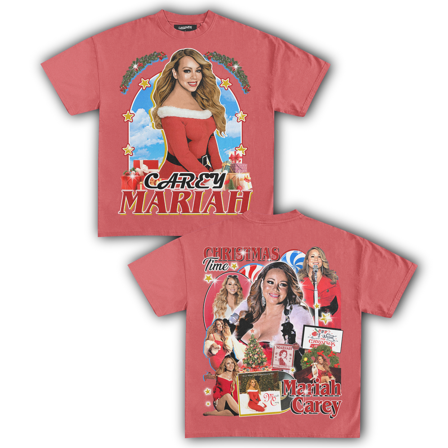 MARIAH CAREY X-MAS TEE (Double Sided)