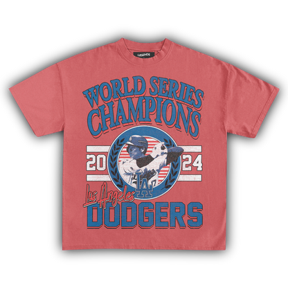 LA WORLD SERIES CHAMPIONS 2024 VINTAGE TEE