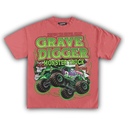 GRAVE DIGGER MONSTER JAM VINTAGE TEE