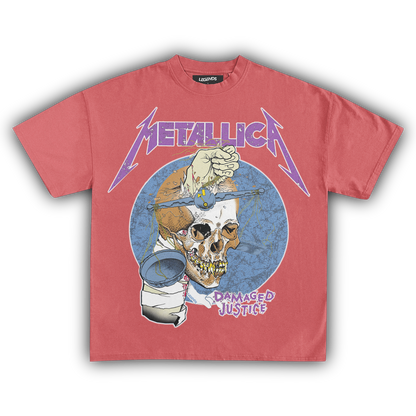 METALLICA DAMAGED JUSTICE TEE