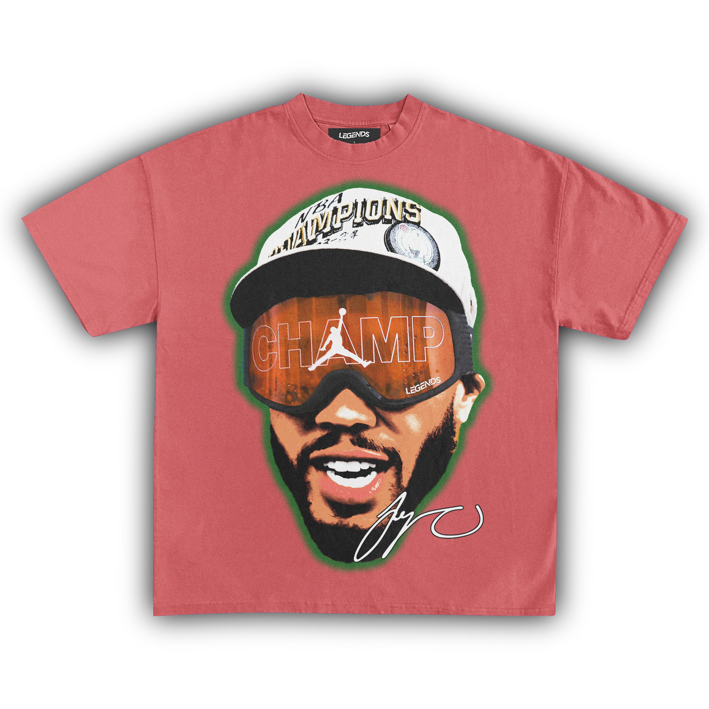 JAYSON TATUM CHAMPAGNE GOGGLES TEE