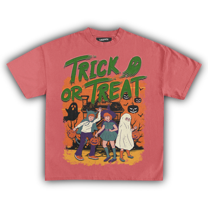 TRICK OR TREAT HALLOWEEN VINTAGE TEE