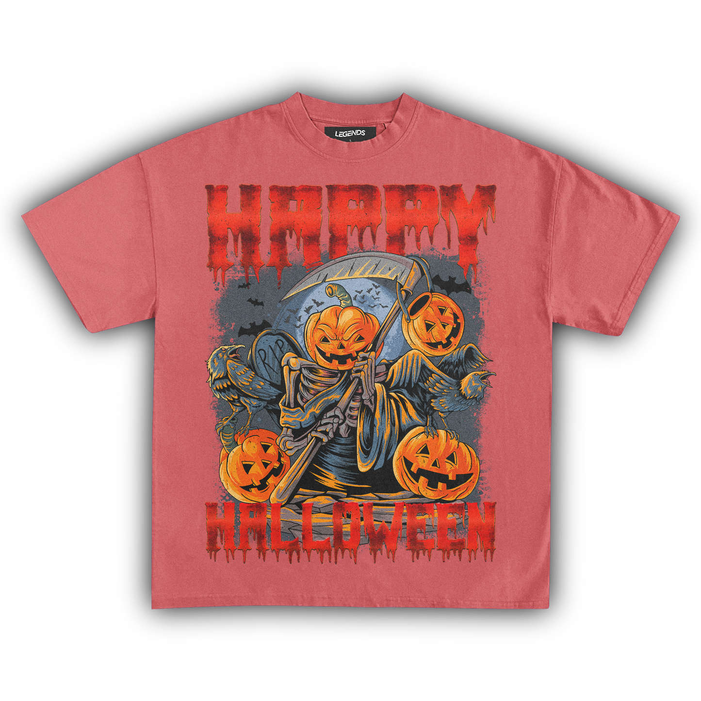 HAPPY HALLOWEEN VINTAGE TEE