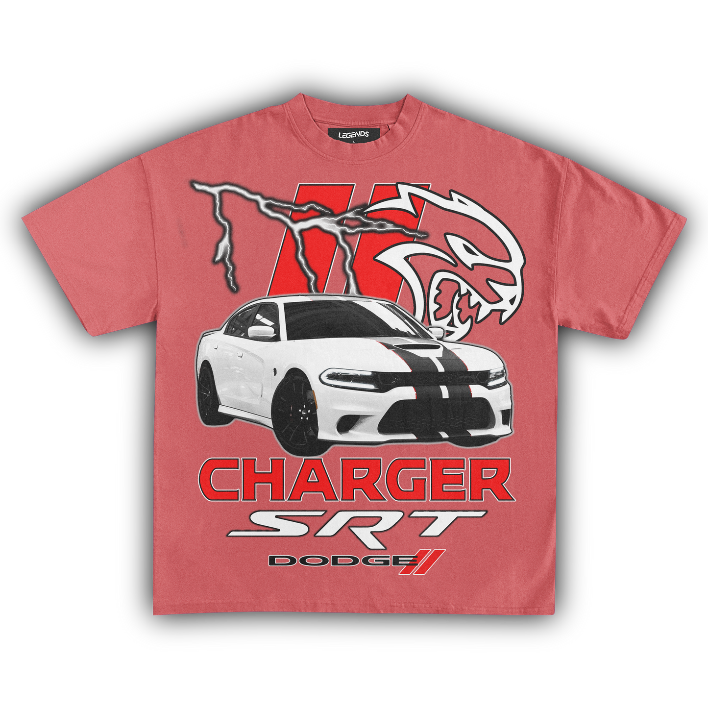 DODGE CHARGER SRT HELLCAT VINTAGE TEE