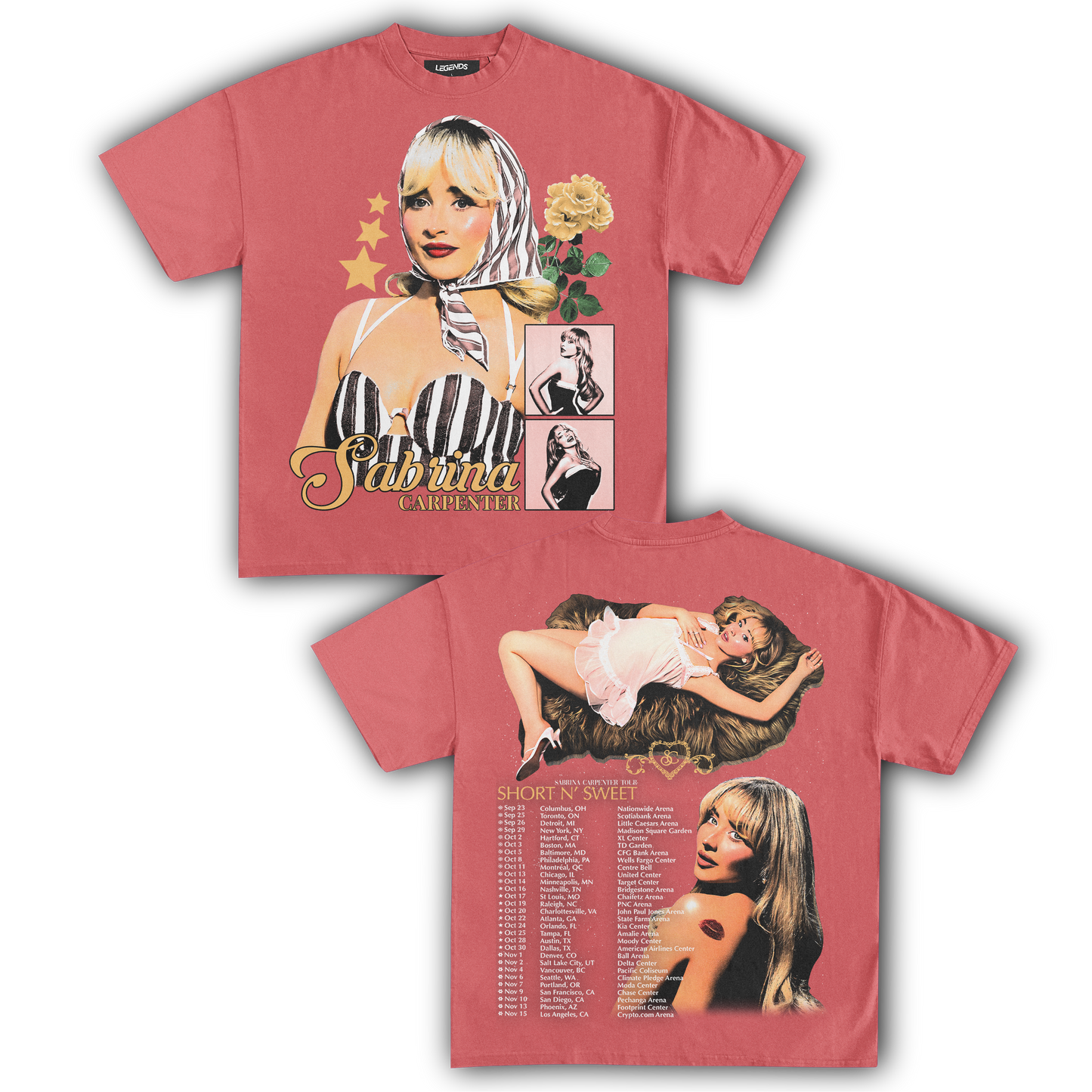 SABRINA CARPENTER SHORT N' SWEET TOUR TEE