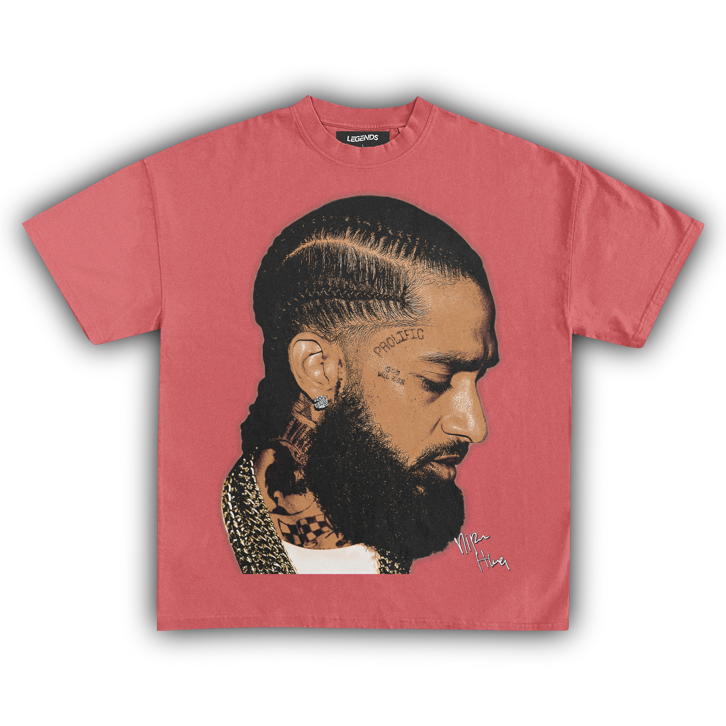 NIPSEY HUSSLE GOLD CHAINS TEE