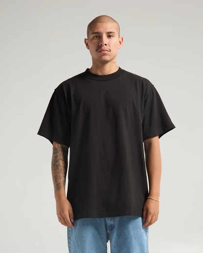 7.5 OZ REVERSE HEAVYWEIGHT GARMENT DYE TEE (Reverse Onyx)