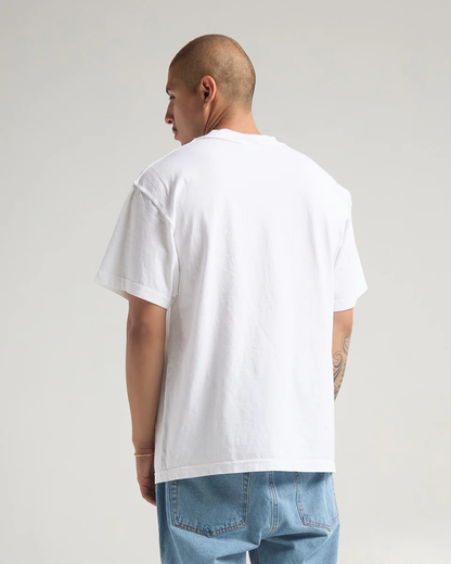 7.5 OZ REVERSE HEAVYWEIGHT GARMENT DYE TEE (Reverse White)