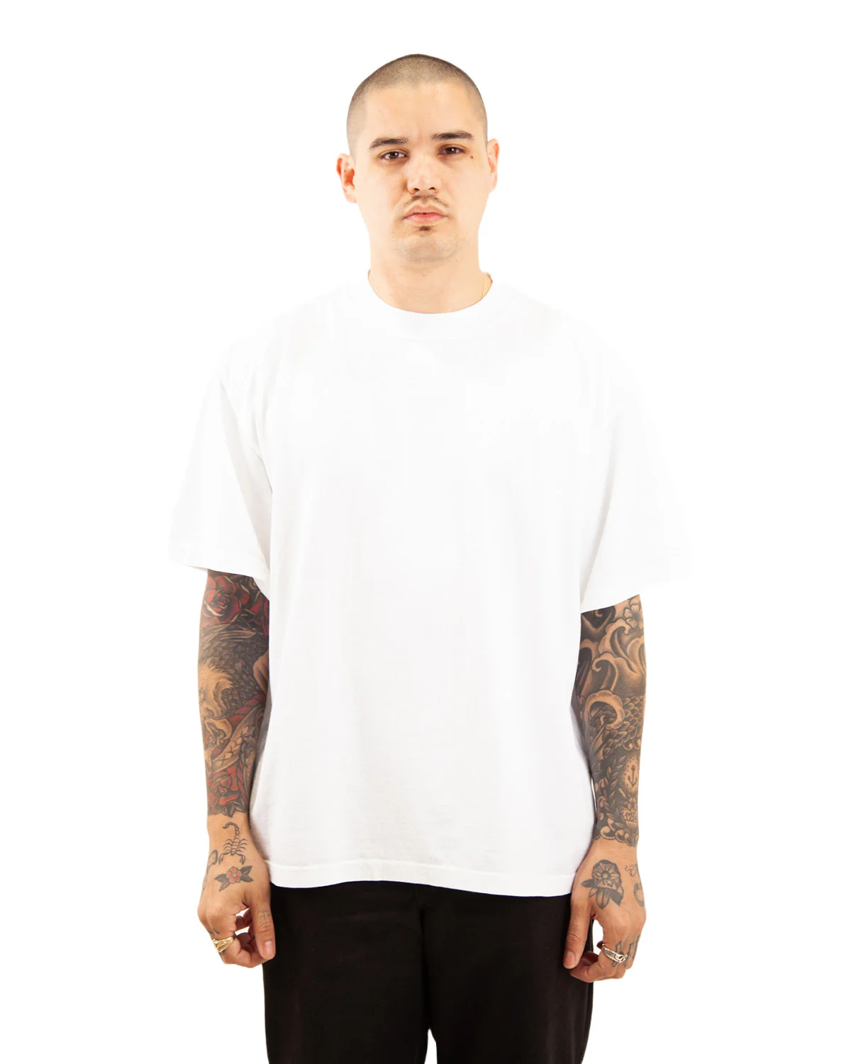 REVERSE HEAVYWEIGHT TEE (White)