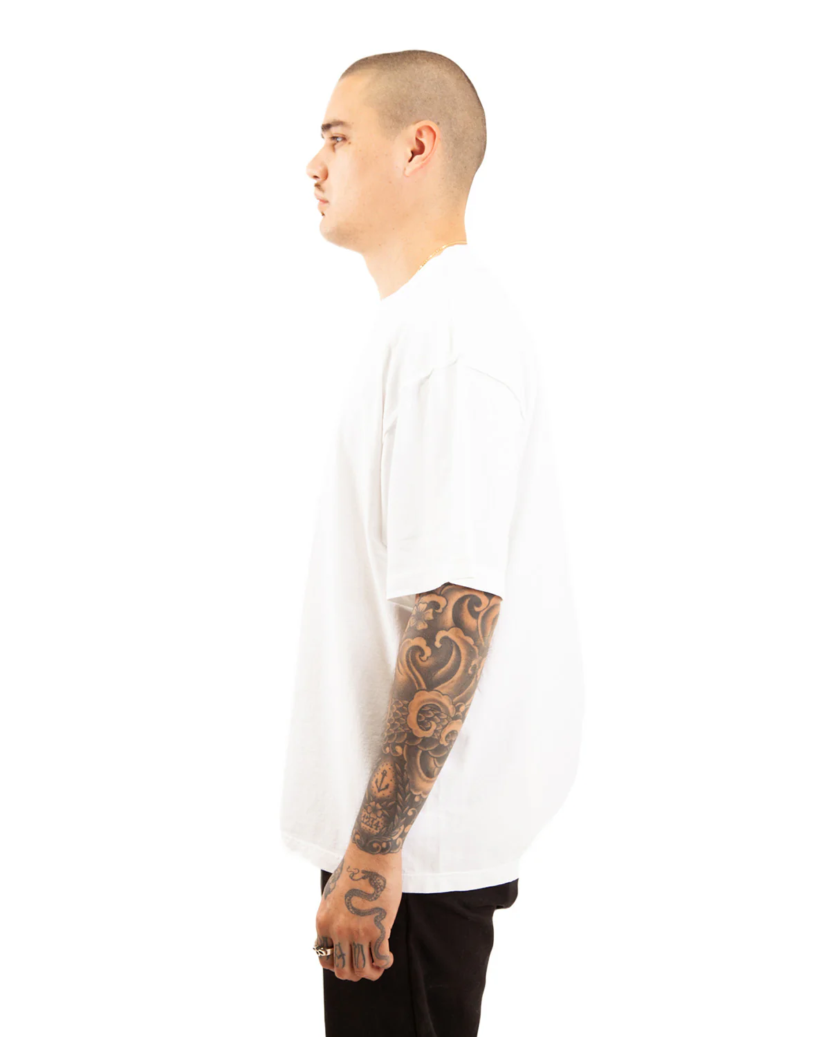 REVERSE HEAVYWEIGHT TEE (White)