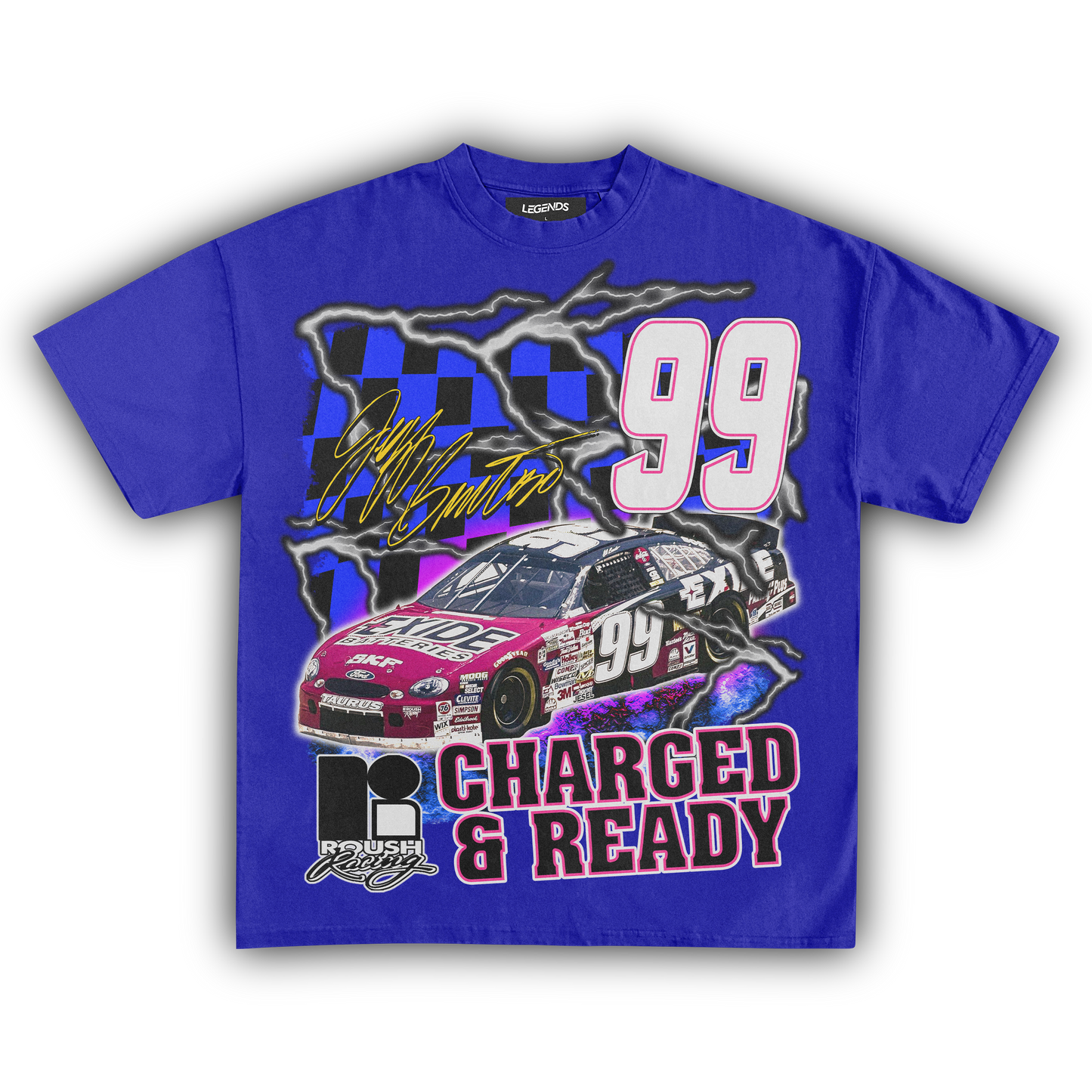 NASCAR JEFF BURTON CHARGED & READY TEE