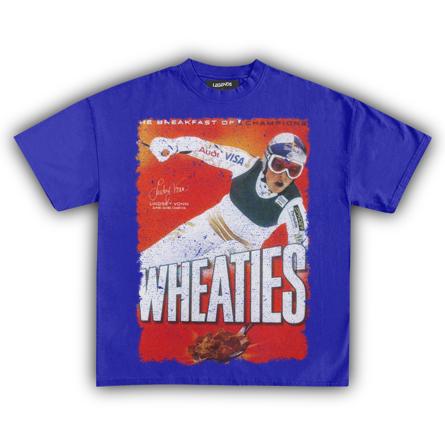 WHEATIES LINDSEY VONN 2010 VINTAGE TEE