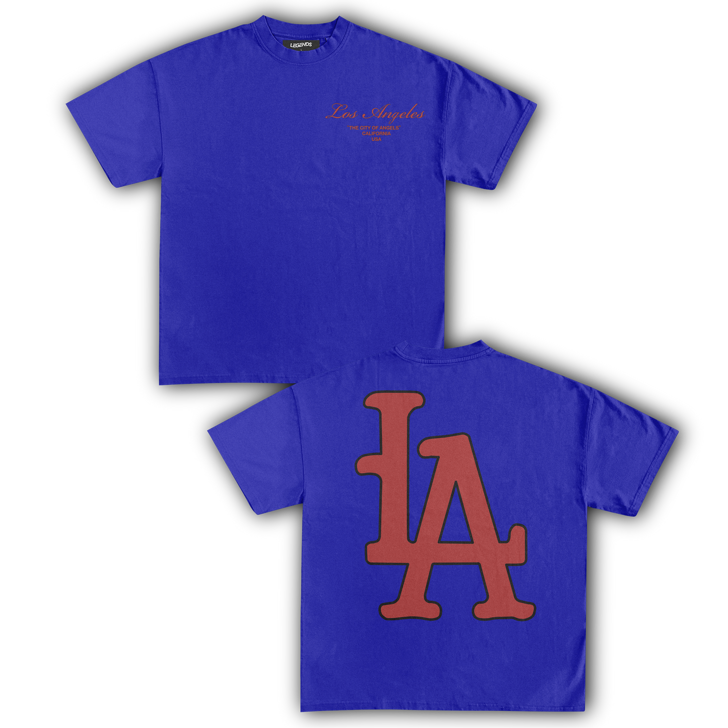 CITY OF ANGELS V2 DOUBLE TEE BLACK