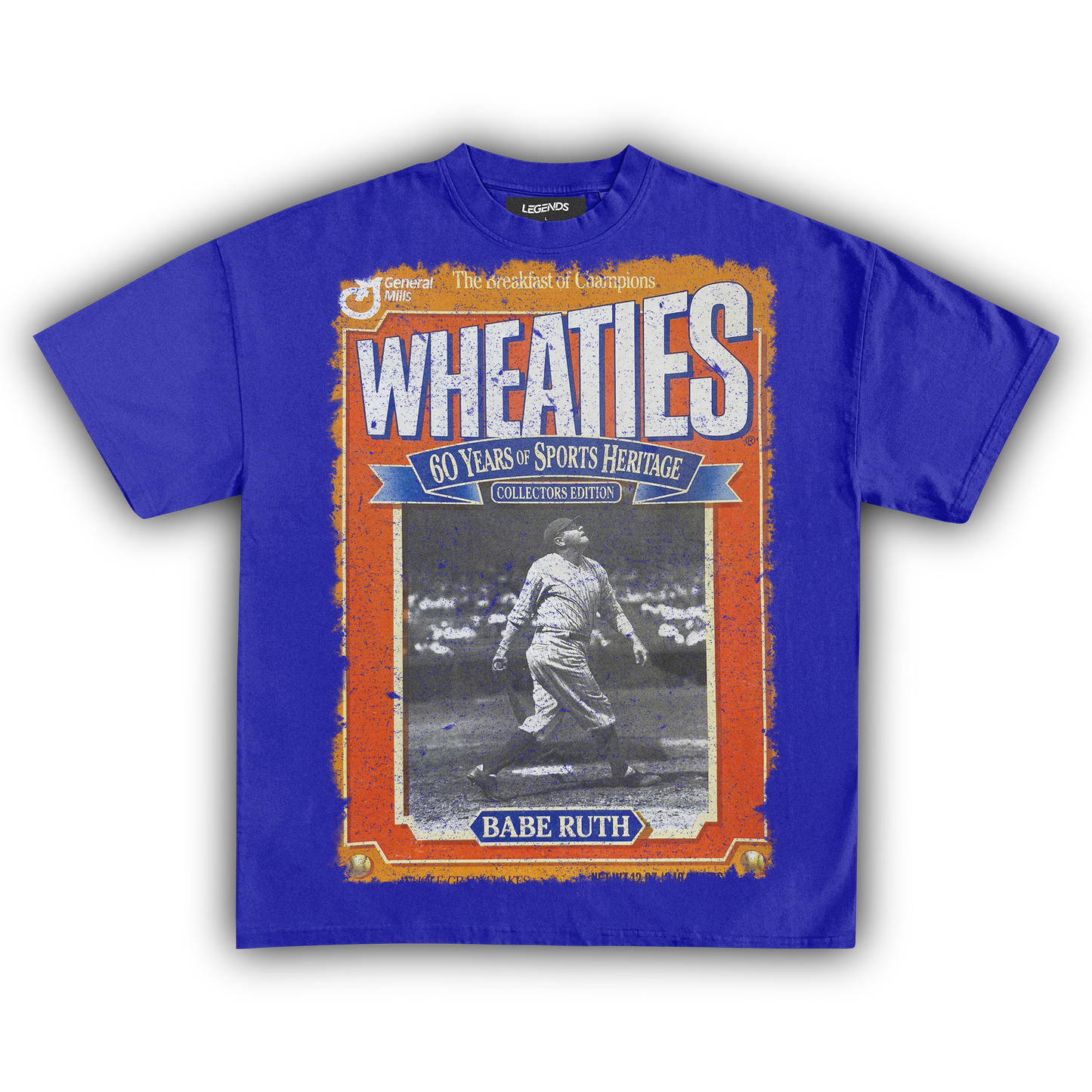 WHEATIES BABE RUTH 1992 VINTAGE TEE