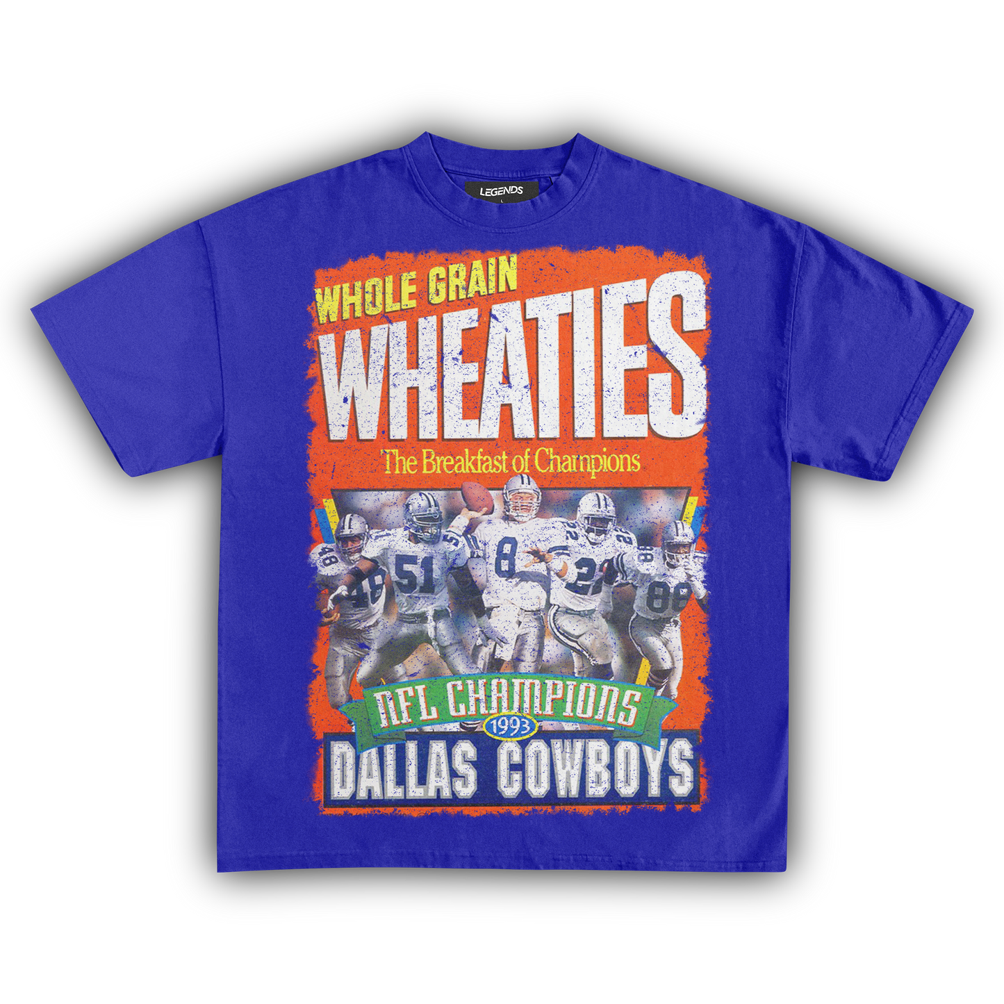 WHEATIES DALLAS CHAMPIONS 1993 VINTAGE TEE