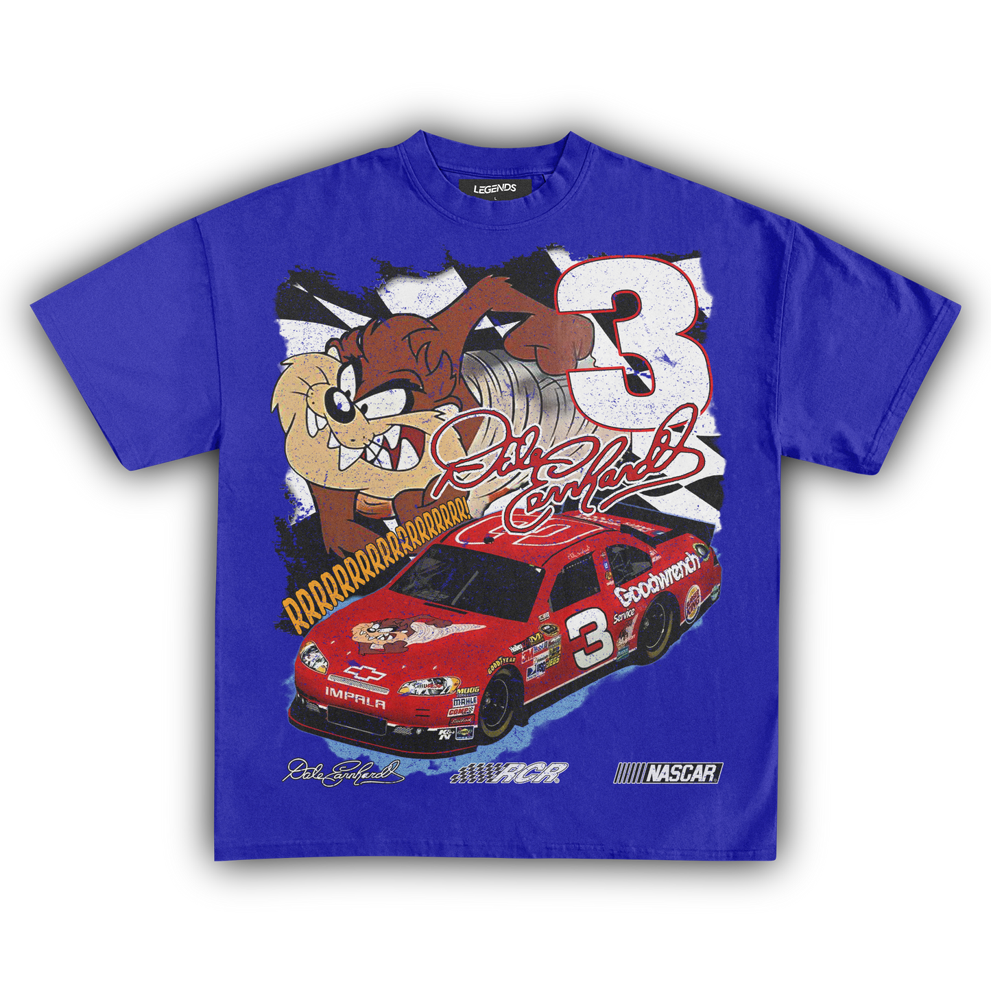 TASMANIAN DEVIL DALE EARNHARDT NASCAR TEE