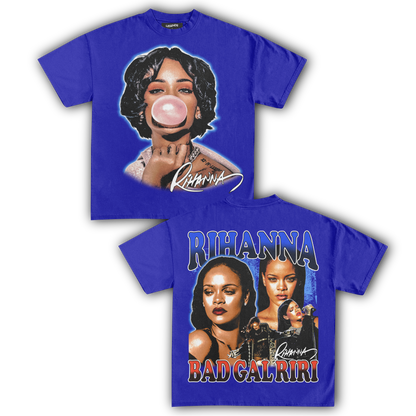 RIHANNA BUBBLEGUM TEE (Double Sided)