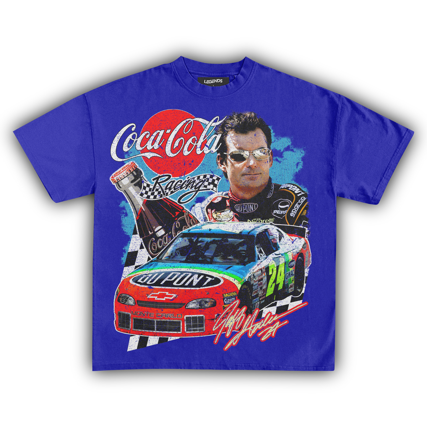 JEFF GORDAN COCA-COLA RACING VINTAGE TEE