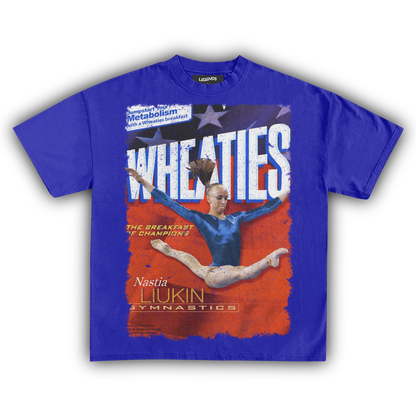 WHEATIES NASTIA LIUKIN 2008 VINTAGE TEE