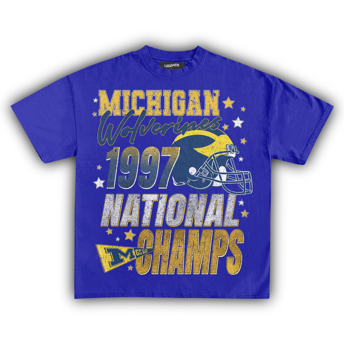 WOLVERINES VINTAGE 1997 NATIONAL CHAMPS TEE