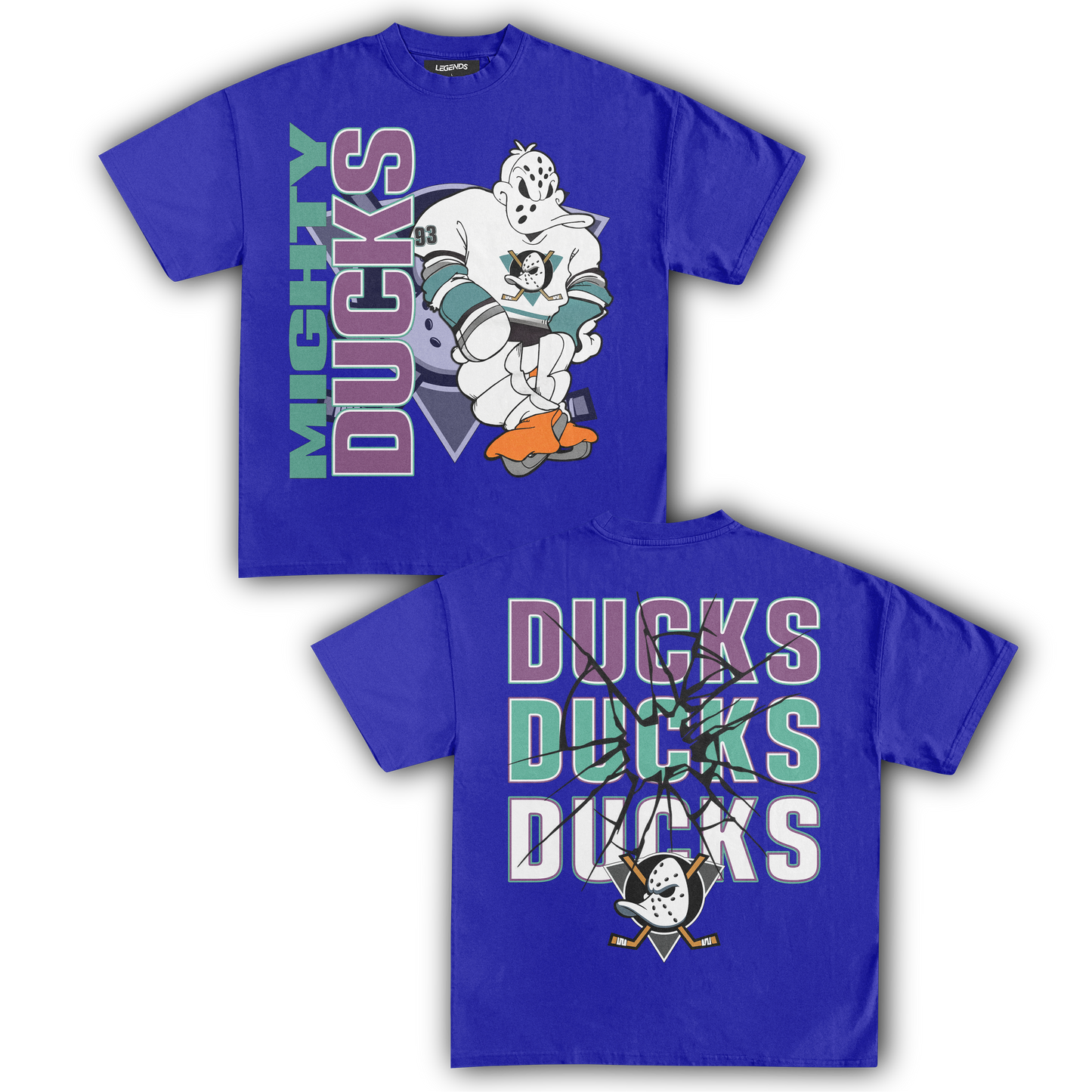 MIGHTY DUCKS HOCKEY TEE (Double Sided)