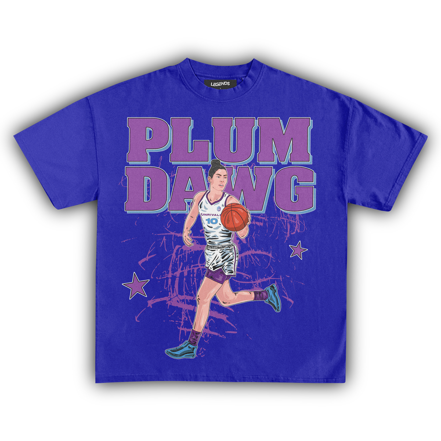 PLUM DAWG TEE