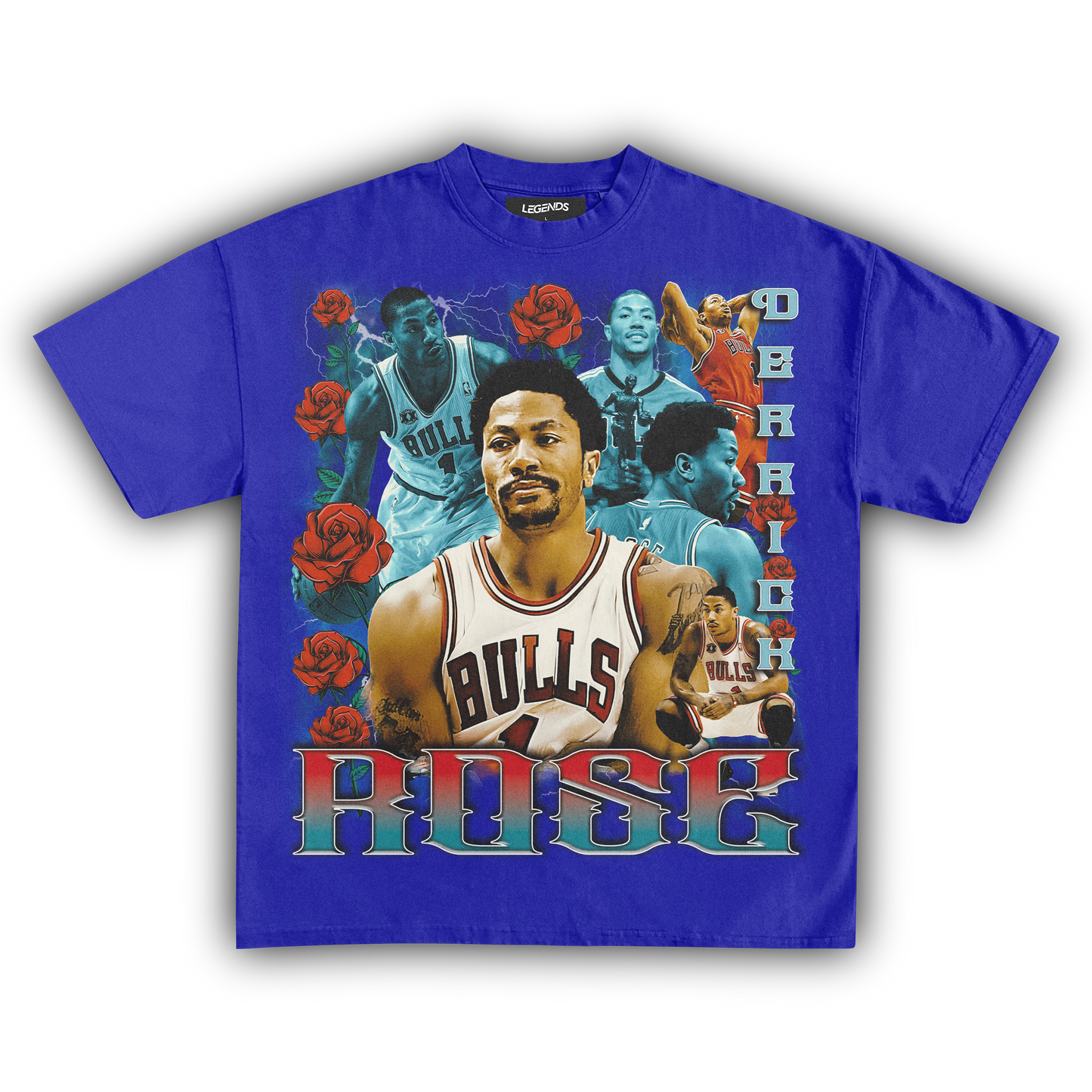 DERRICK ROSE BULLS TEE