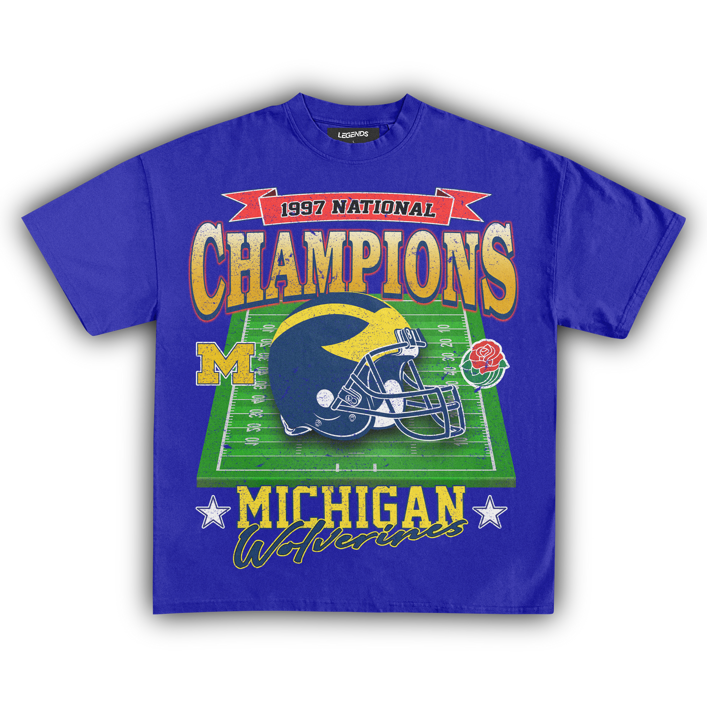 WOLVERINES VINTAGE 1997 ROSE BOWL TEE